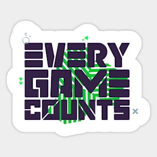 Every Game Counts Sticker